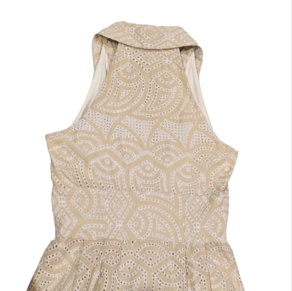 Antonio Melani Eyelet Lace Button Down Dress Size 0 - Picture 5 of 13